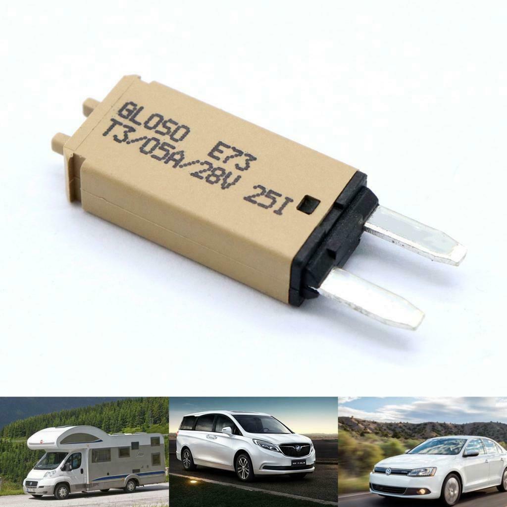 12V-24V Automotive Car Boat Circuit Breaker Small Blade Fuse Resettable 5A