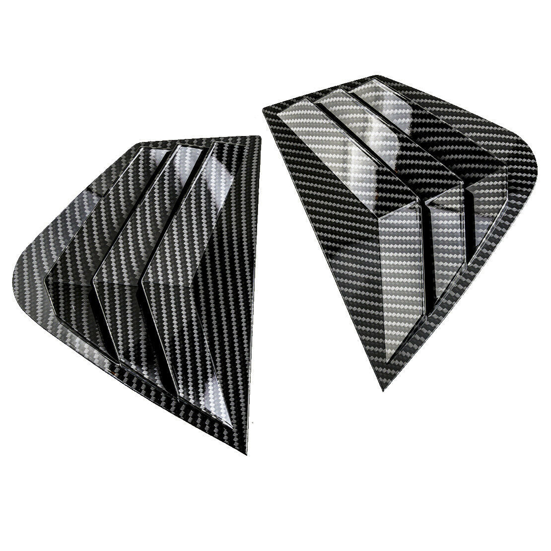 Fit for Kia Optima K5 11-2015 Carbon Fiber ABS Side Window Quarter Louver Cover