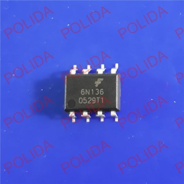 10PCS OPTOCOUPLERS FAIRCHILD/VISHAY/TOSHIBA/QTC SOP-8 6N136 6N136S 6N136SM