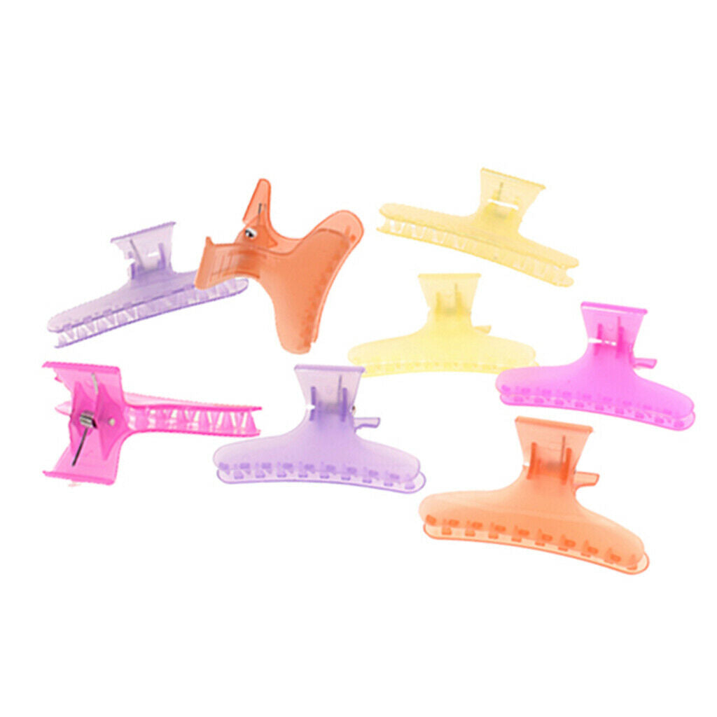 2Pcs Women Girls Hair Claws Clamps Clips Hair Grips Barrettes Accessory