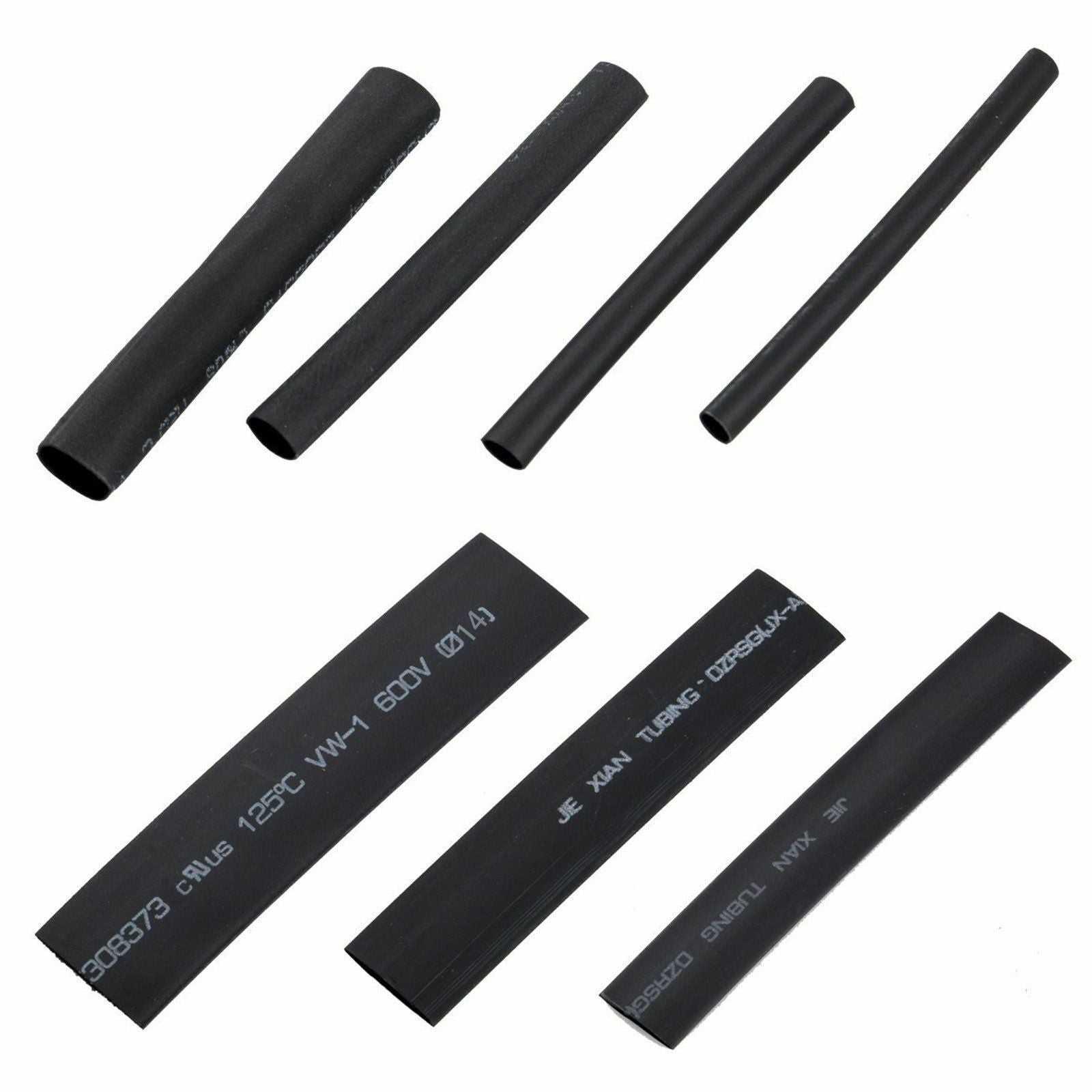 127Pcs Electrical Cable Heat Shrink Tube Tubing Wrap Sleeve Assorted 7 Sizes