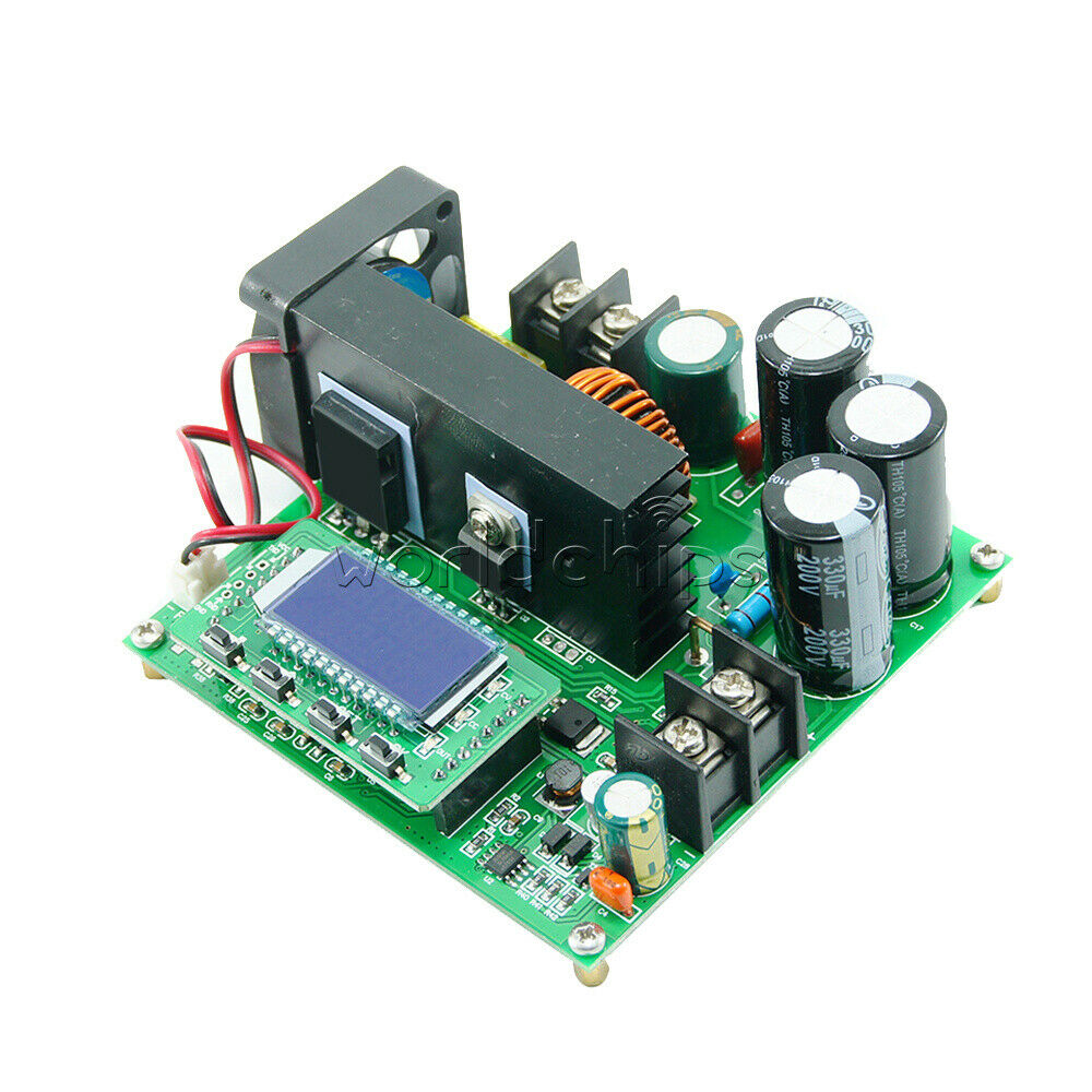 DC 900W 0~15A 8V~60V CC CV LCD Display CNC Boost Step up Power Converter Module