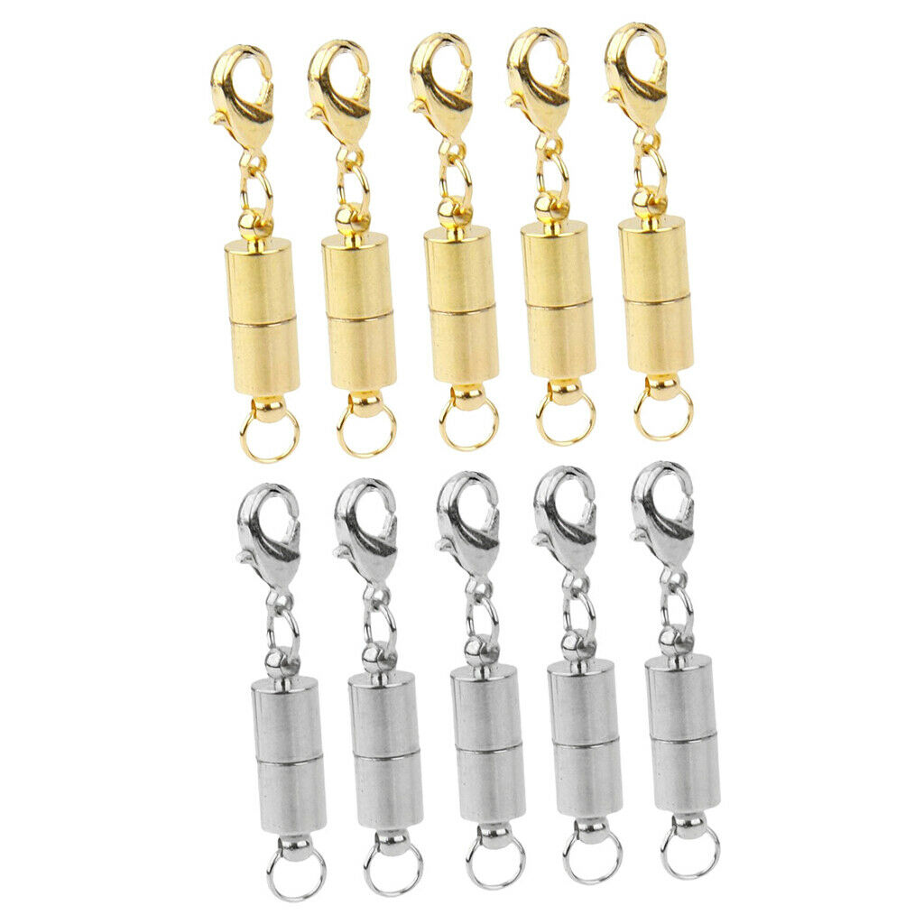 10 Sets  Clasp  Jewelry Clasps with Carabiner Jewelry Necklace Bracelet