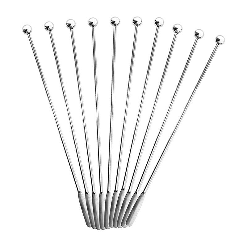 Party Cocktail Stirrer Drink Stirrers Stainless Steel Mixing Sticks Bar Stick HN
