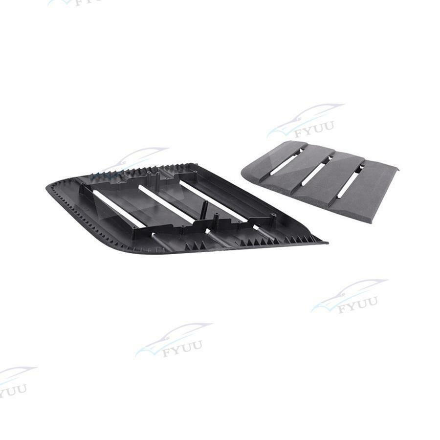 Matte Black Hood Vent Heat Extractors Cover For 2018-2021 Ford Mustang 422083