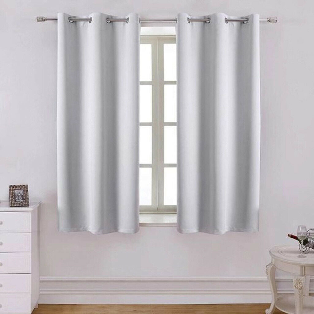 Bedroom Curtains Blackout Drapery Panels, Three Pass Microfiber Thermal