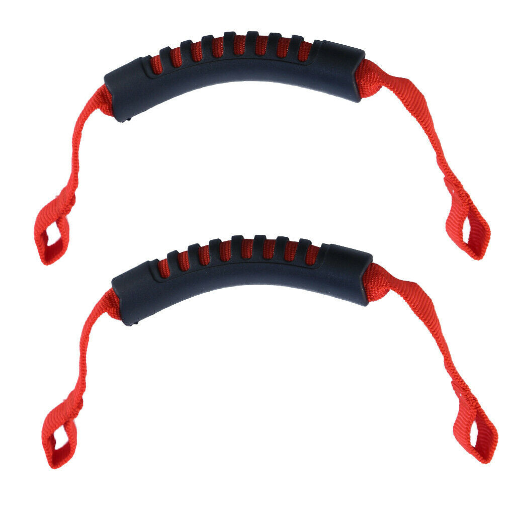 2 Pieces Rear Seat Roller Grab Handle Headrest Handle For