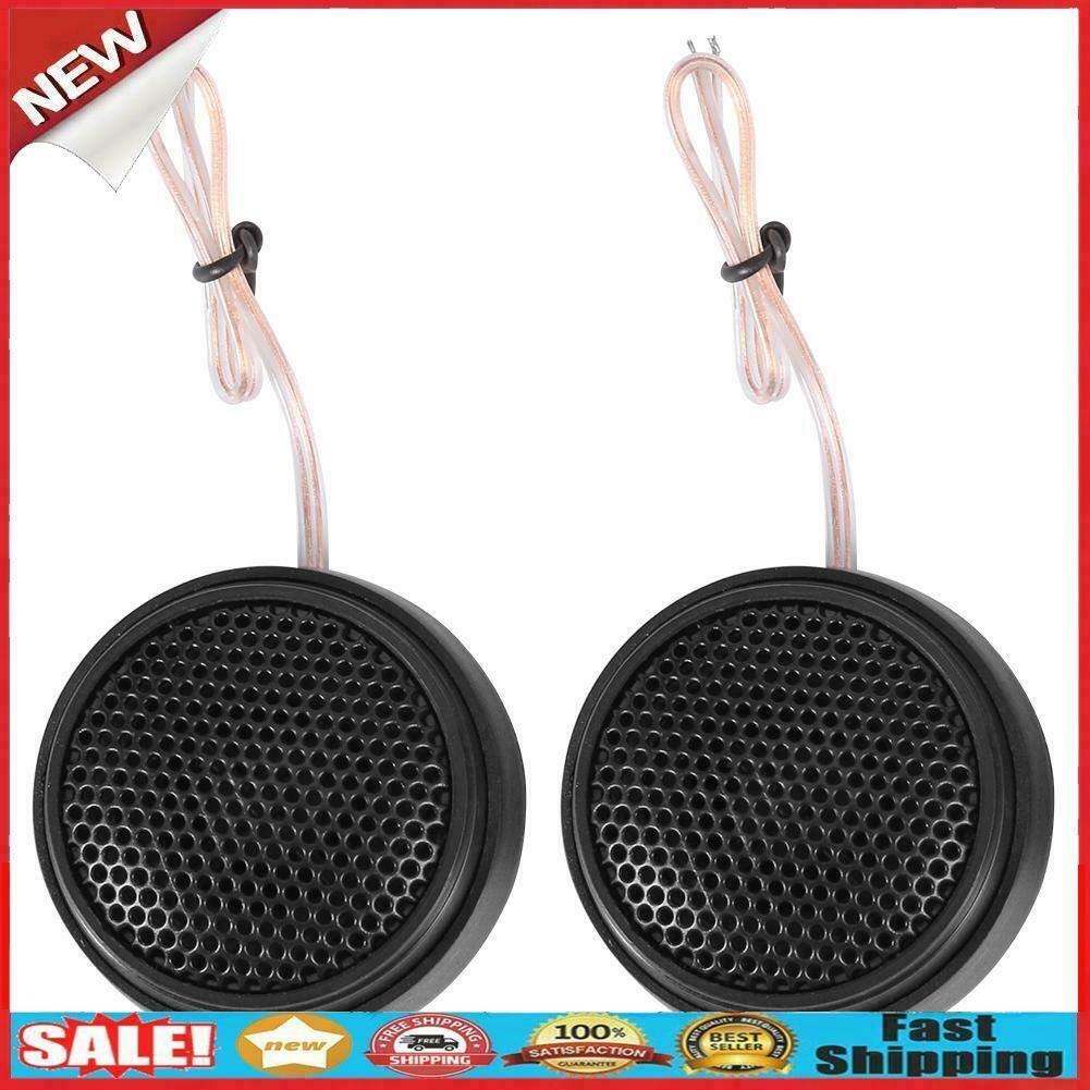 1 Pair Car Dome Tweeter Speakers 98dB 100W Super Power Audio Loudspeakers @