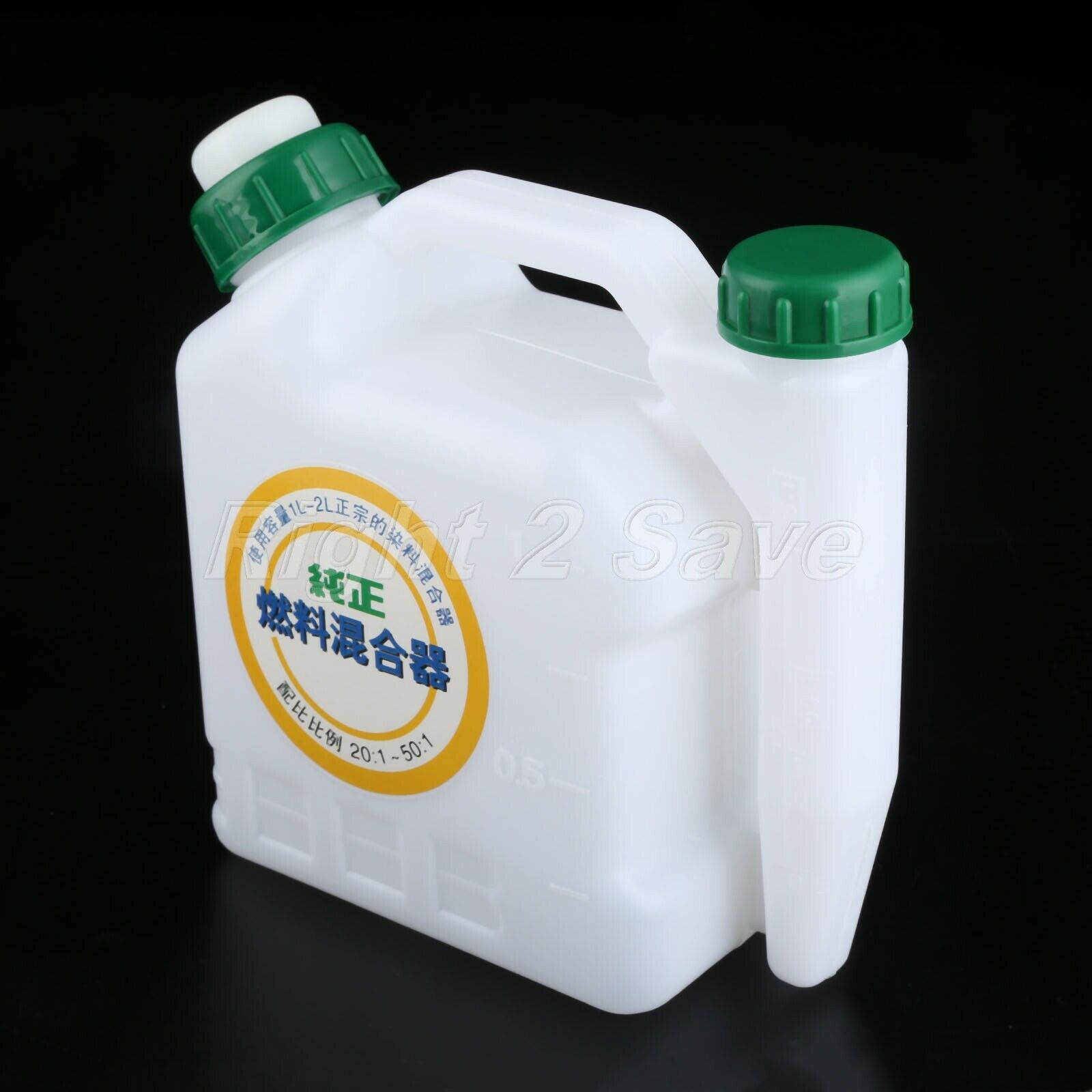 1x Fuel Mixing Bottle Chainsaw Gasoline 1L 25:1/50:1/40:1/20:1 Ratio Spare Parts