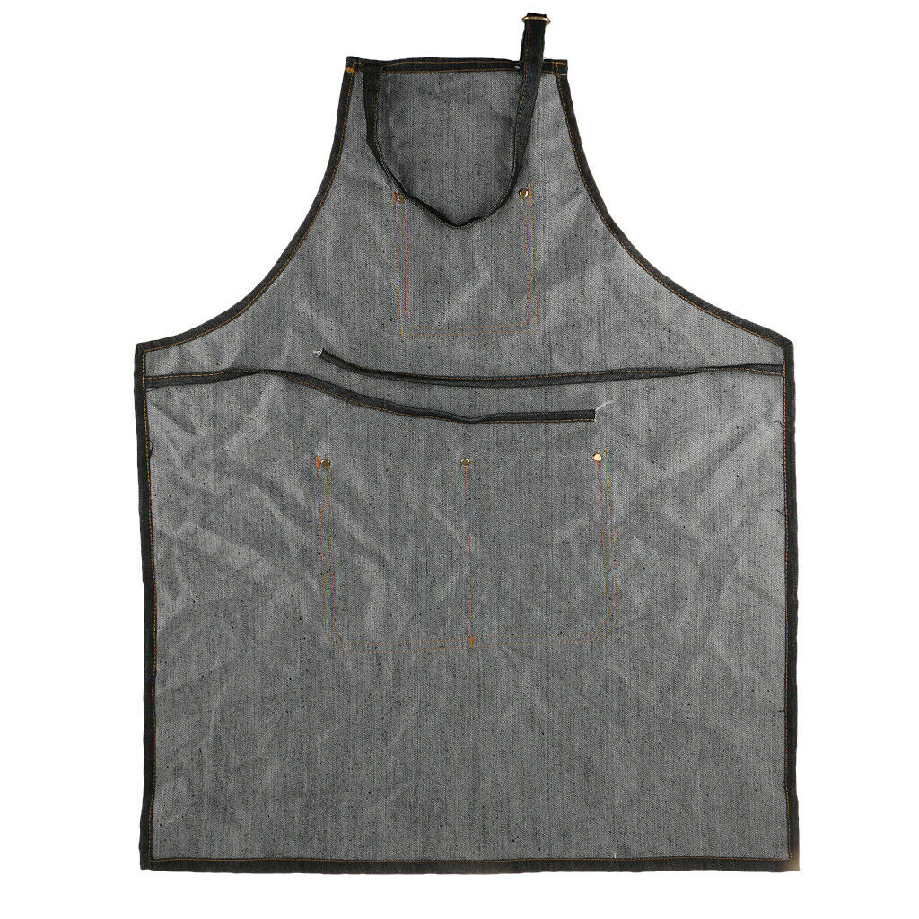 Adjustable Jean Beauty Salon Hair Cutting Gown Hairdressing Cloth Apron Cape