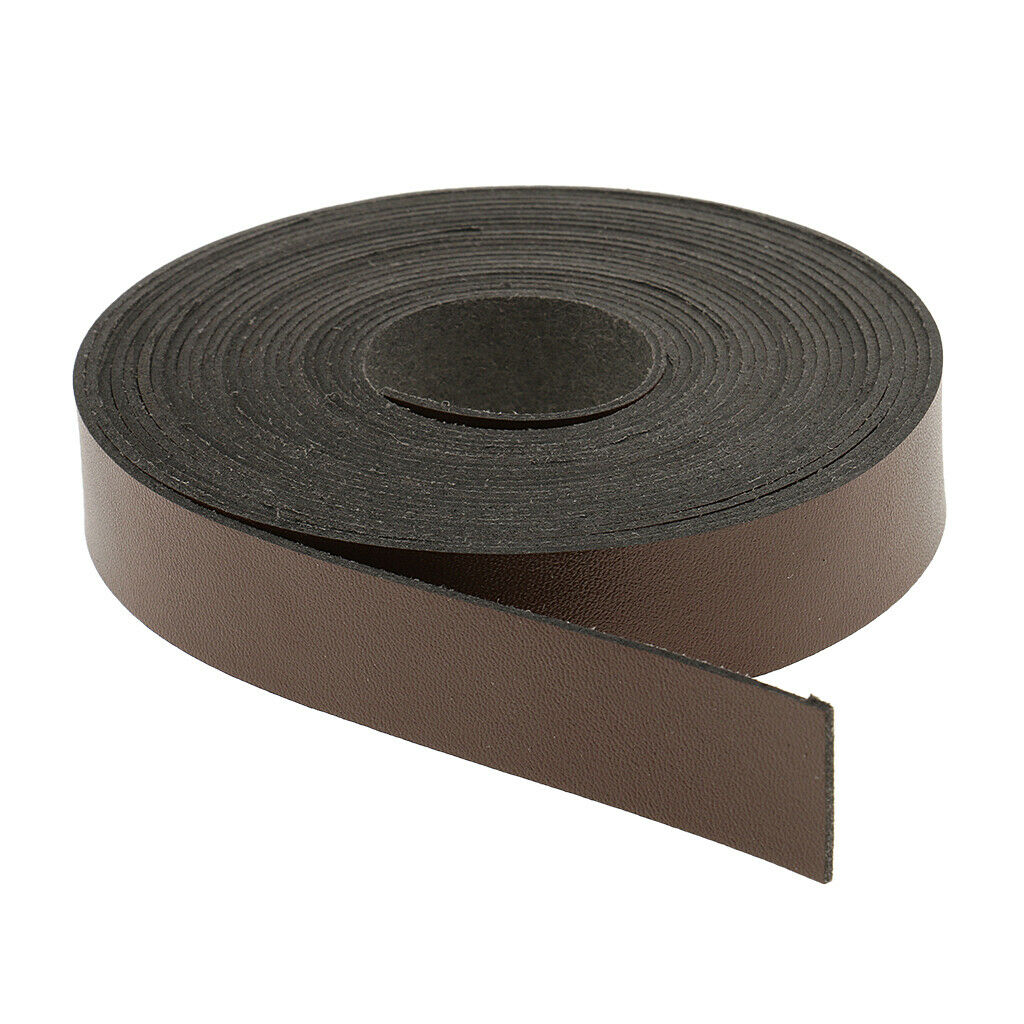 Pack of 2 Multipurpose 5.5Yard PU Leather Strap Strips Belt Leathercraft
