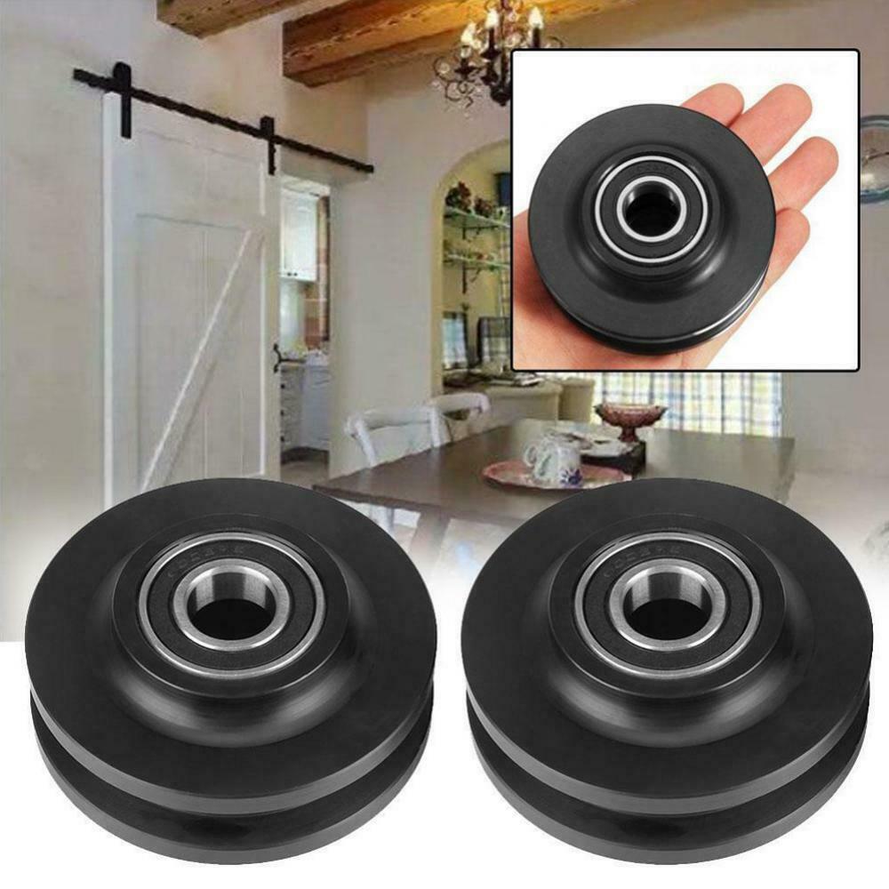 1pc Sliding Barn Door Wheel Closet Roller Durable Hanging Track Pulley Wheel