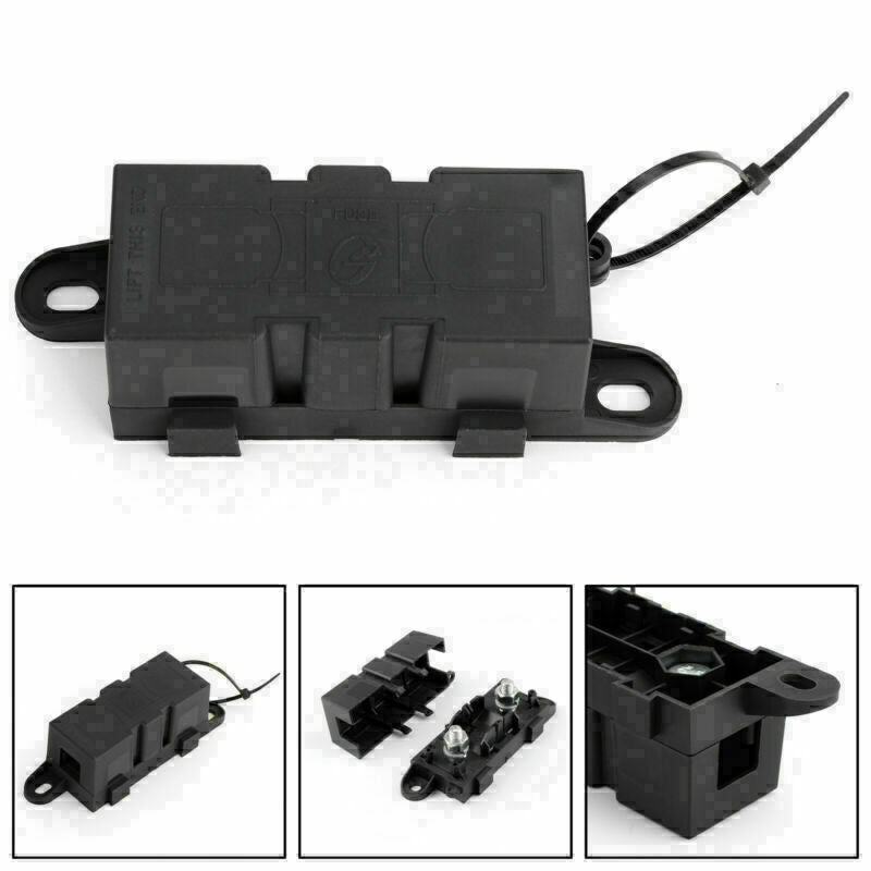 1x MEGA-298 Car Fuse Holder Fork Type ANS Base With Protective Cover 32V CN