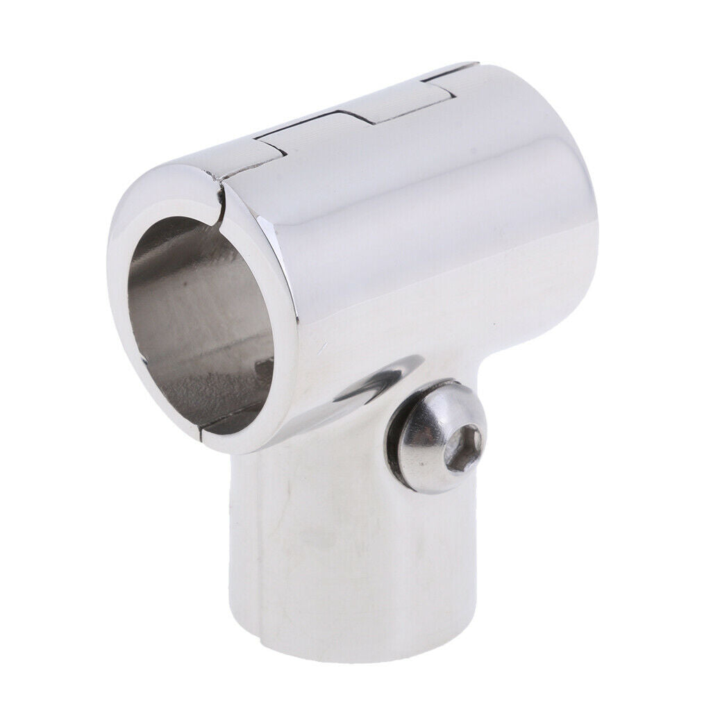 316 Stainless Steel Boat Marine Handrail 90 Degree T/Tee Fitting Rail Connector