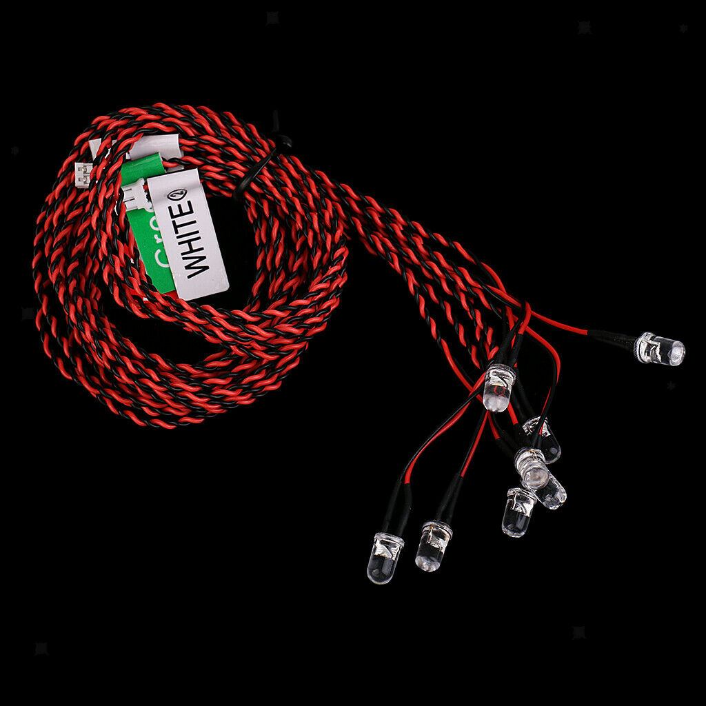 1 Set of 8 LED Lighting Kit for Aircraft Parts Accessories