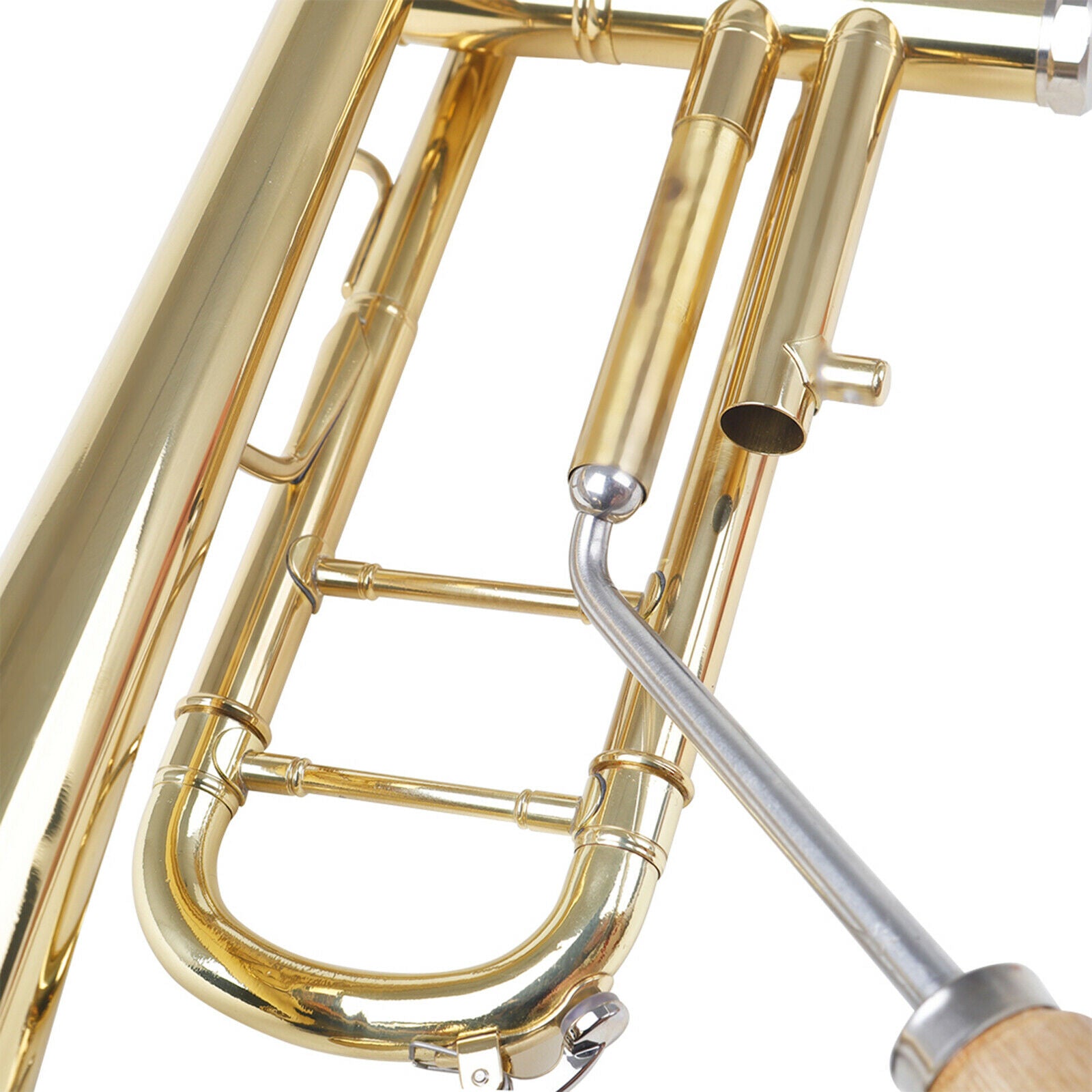 21cm Trumpet Repair Handle with 2 Balls Instruments Instrument Trumpet
