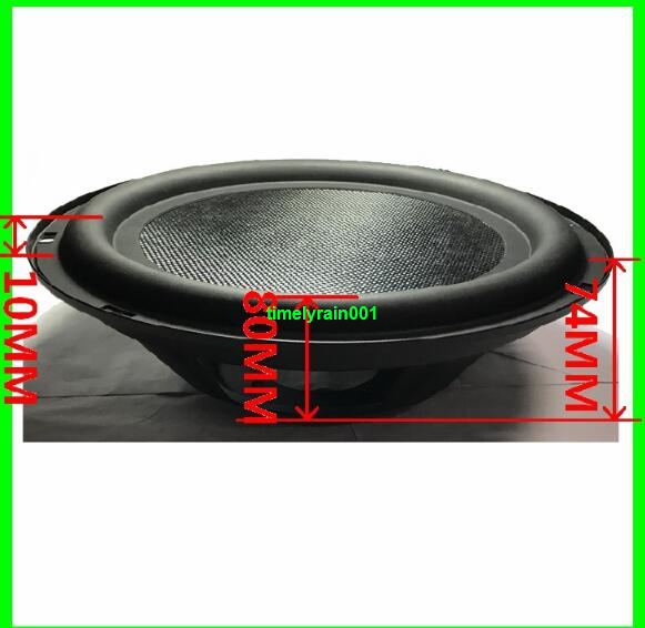 1pcs 10"inch bass radiator passive Speaker Bass diaphragm Bass vibration board