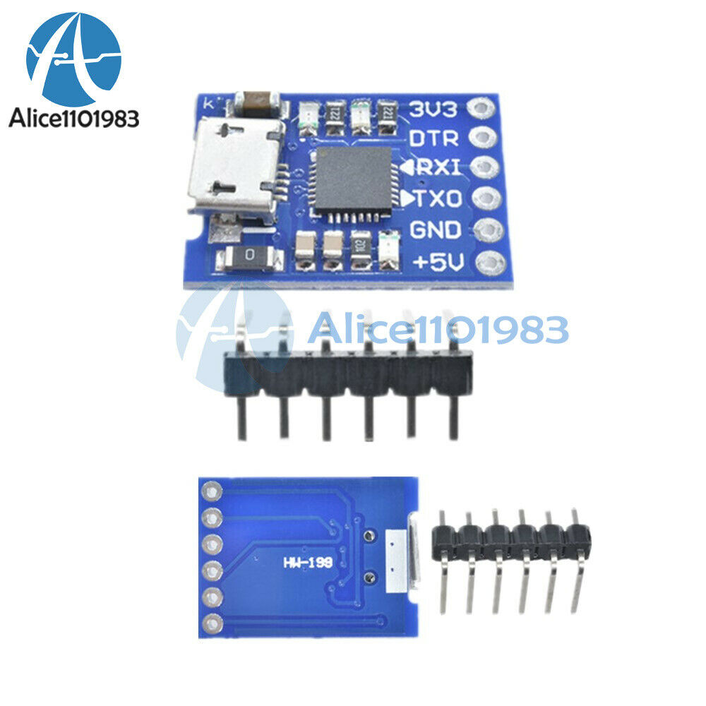10PCS MICRO USB to UART TTL Module 6Pin CP2102 Serial Converter STC R/ FT232