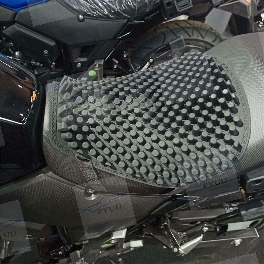 1 x Silicone cushion Motorcycle Seat Cushion Pressure Relief Ride Seat Pad Black