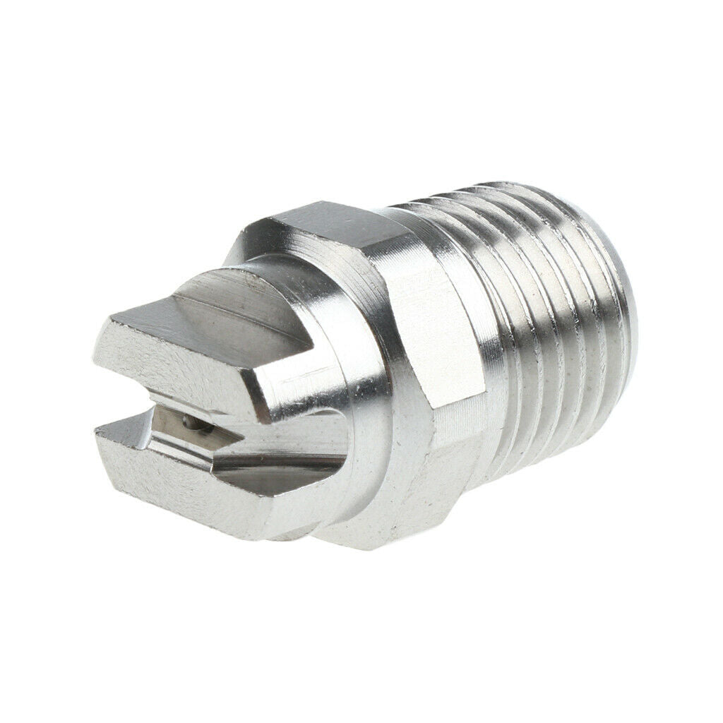1/4" High Pressure Washer Spray Fan Nozzle Fan-Type 65 Deg & Stainless Steel