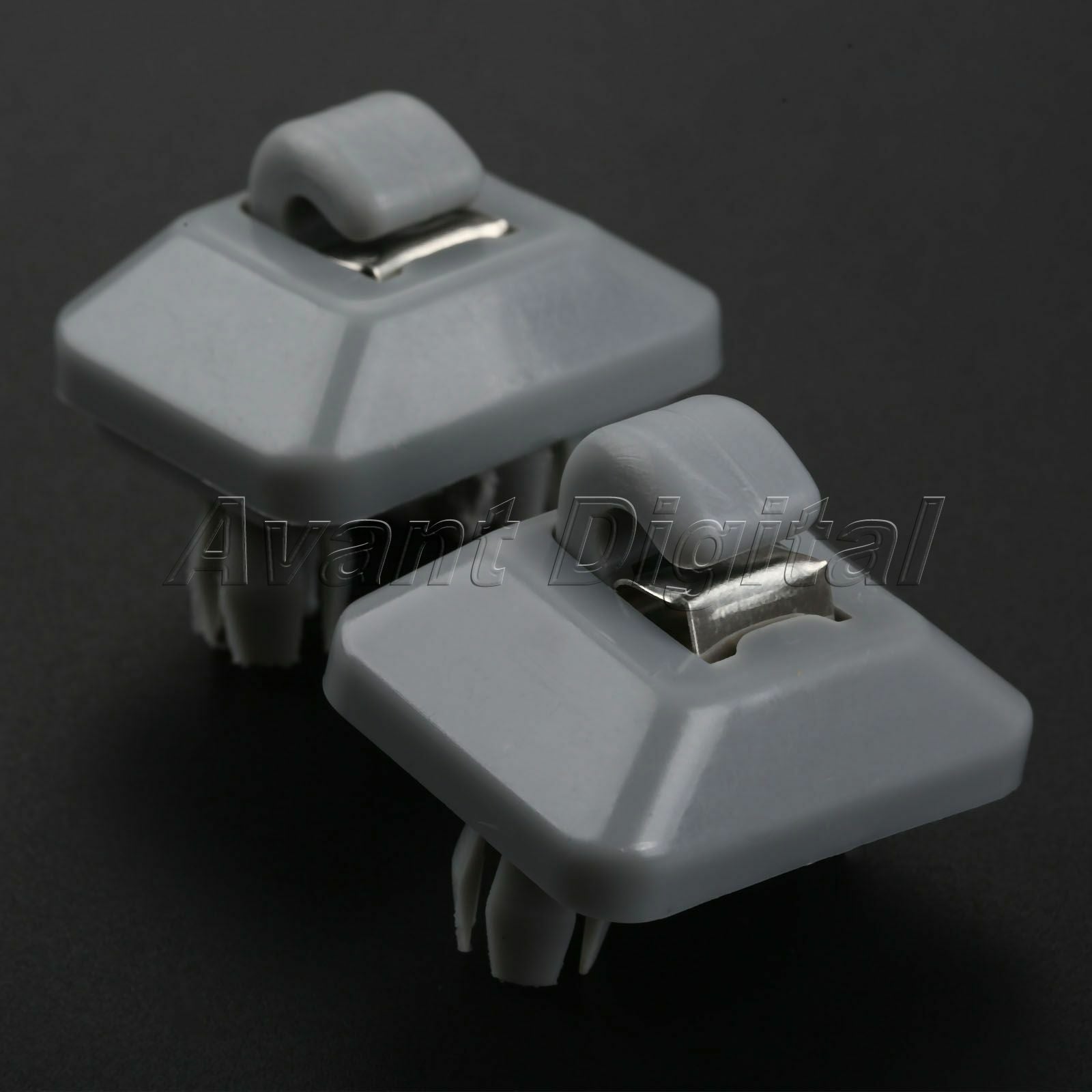 2pcs Sun Visor Clip 6R0 857 561 Y20 Fit For  Passat Polo UP  Rapid 12-15