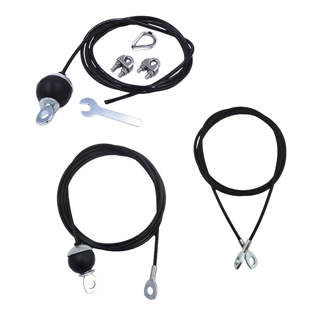 3 Pieces Steel Fitness DIY Pulley Cable System Biceps Hand Gym Equipment