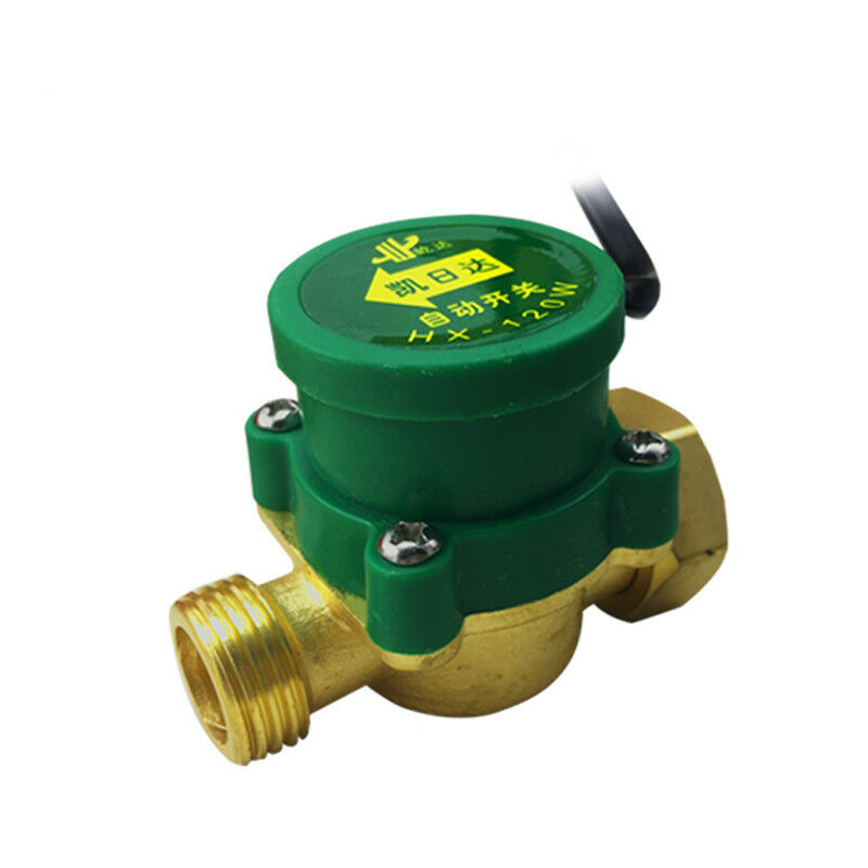 1pcs Water Flow Sensor Switch 120W 1/2BSP Male to 3/4BSP Female 5L/min 0.6Mpa