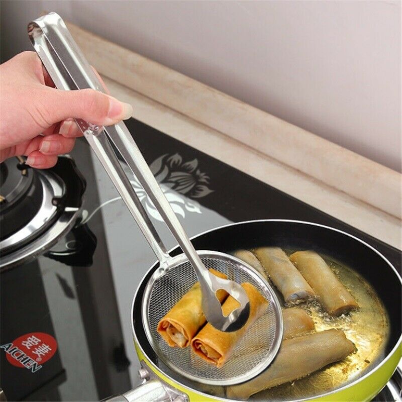 Kitchen Accessories Stainless Steel Fried Food Fishing Oil ScoopBDAU
