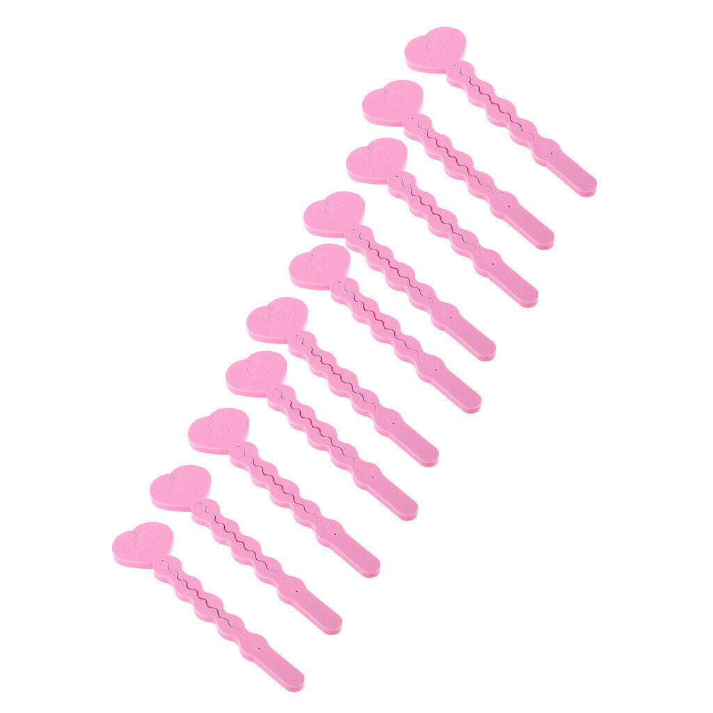 10 Pcs Sponge Foam Rollers Hair Curlers Bouncy Curls Style Tools Hair Design