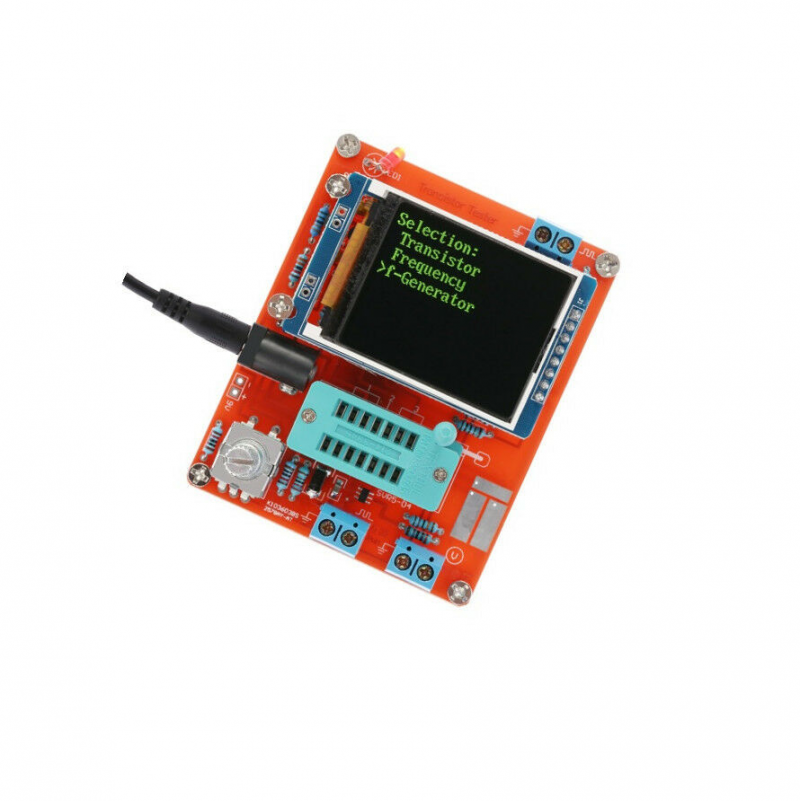Gm328 Transistor Tester Pwm Diy Signal Generator Esr Voltage Frequency Meter