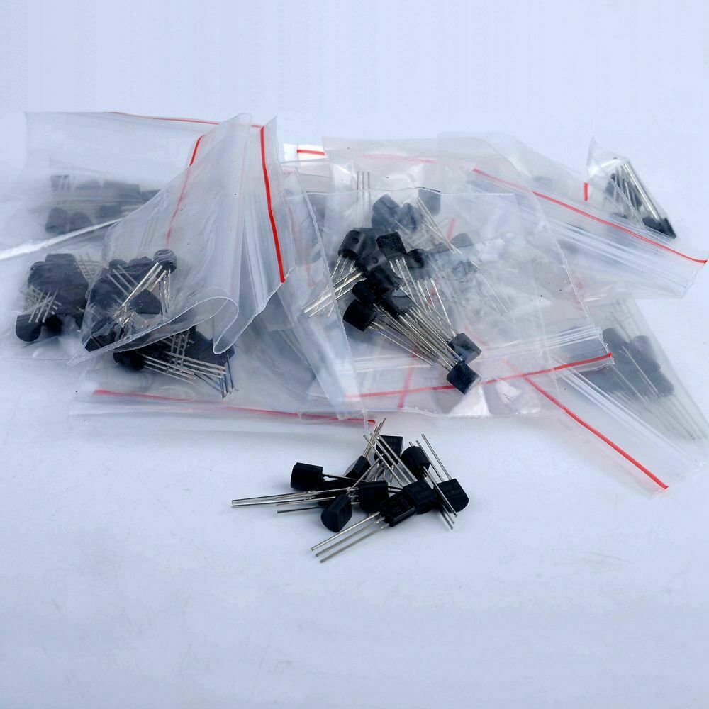 170pcs/set 17Value NPN PNP Electric Transistor TO-92 Assortment Kit Set