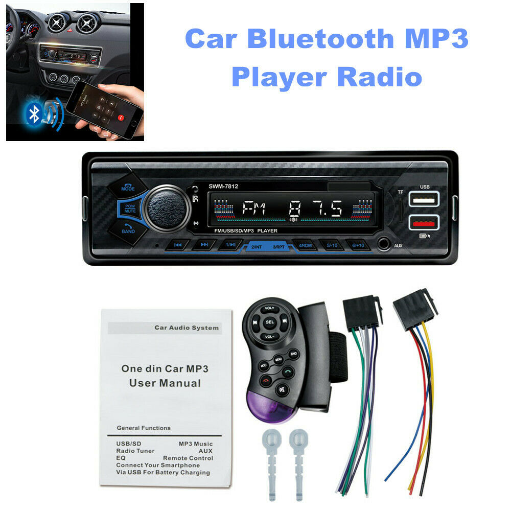Car Bluetooth MP3 Player Car Radio Amplifier U Disk Card Reader 4 RCA Outputs