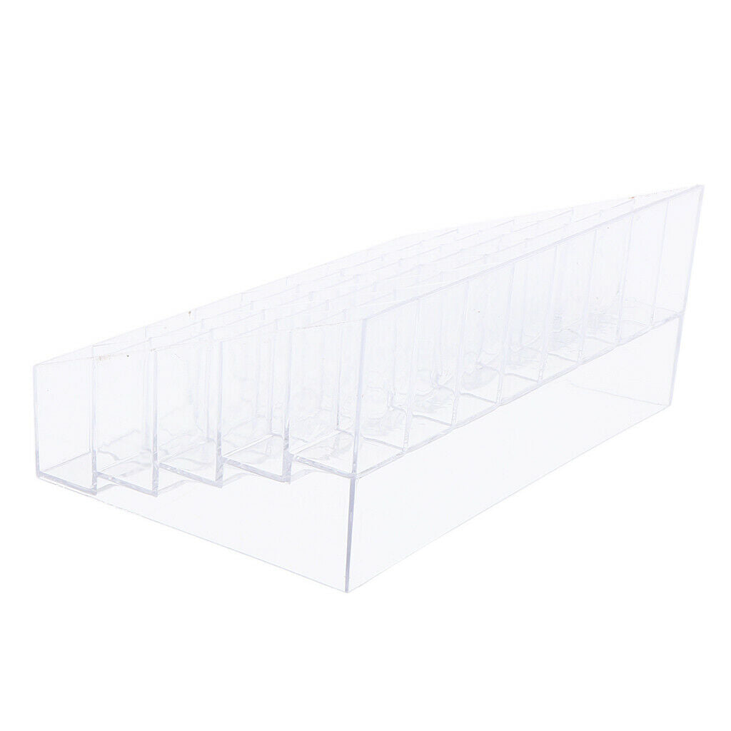 40pcs Lipsticks Holder Acrylic Stand Makeup Organizer Cosmetic Case - Empty