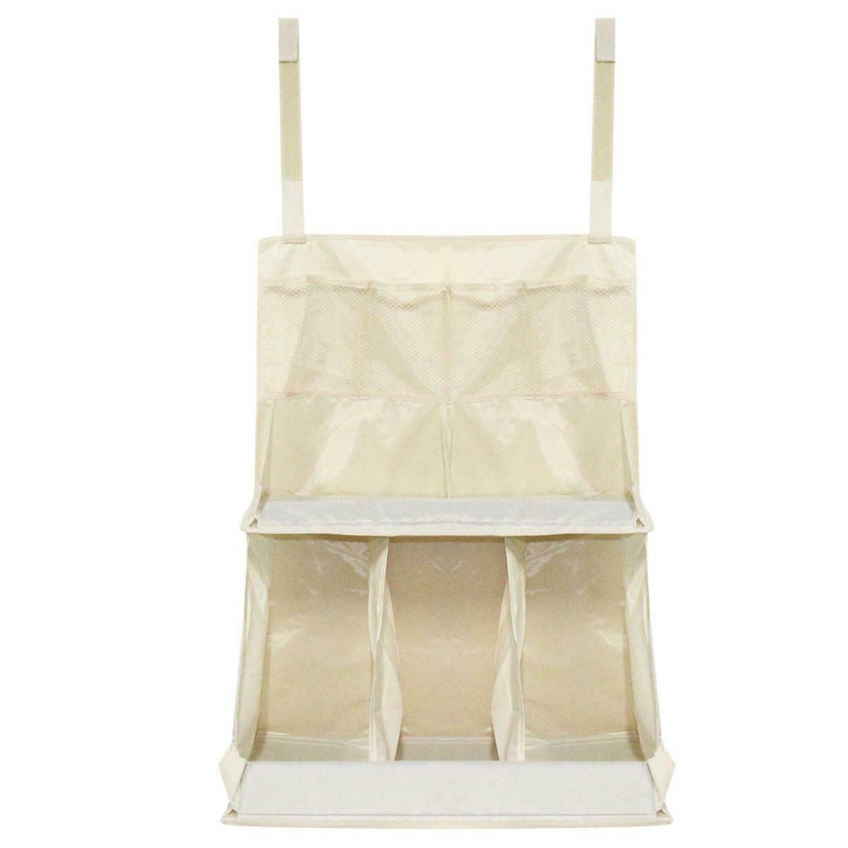 Waterproof Diapers Organizer Baby Bed Hanging Bag Portable Storage Bag @