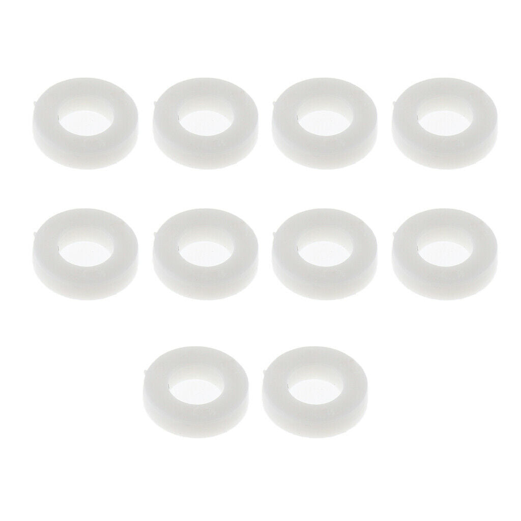 10 Pieces Drum Screw Gasket Percussion Instrument Parts Plastic
