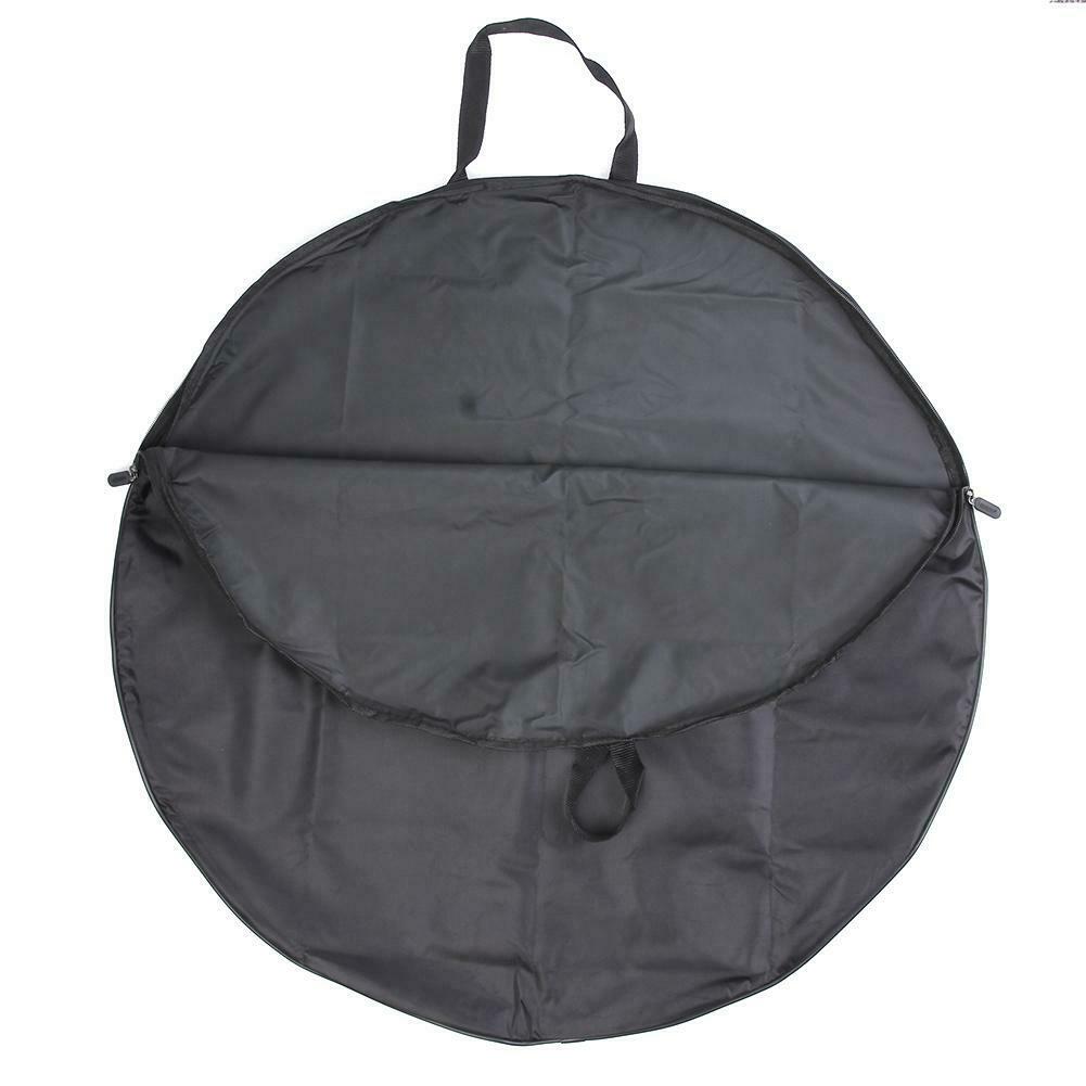 Mountain Road Bike MTB Wheel Bag Wheelset Bag Transport Pouch Carrier Black @