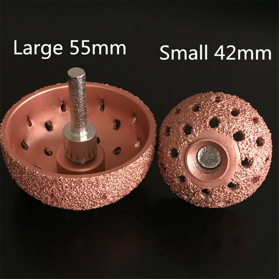 55mm Buffing Wheel Tungsten Carbide Rasp Contour Cup+Arbor Adaptor Wheel Grind