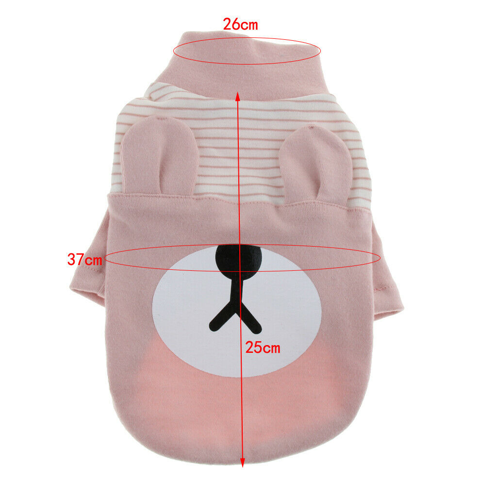 Dog Winter Coat Warm Vest Clothes Apparel for Small Medium Dog Cat pink