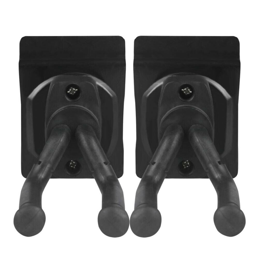 2pcs Universal Guitar Wall Hanger Holder Hook Stand Metal for Home Studio