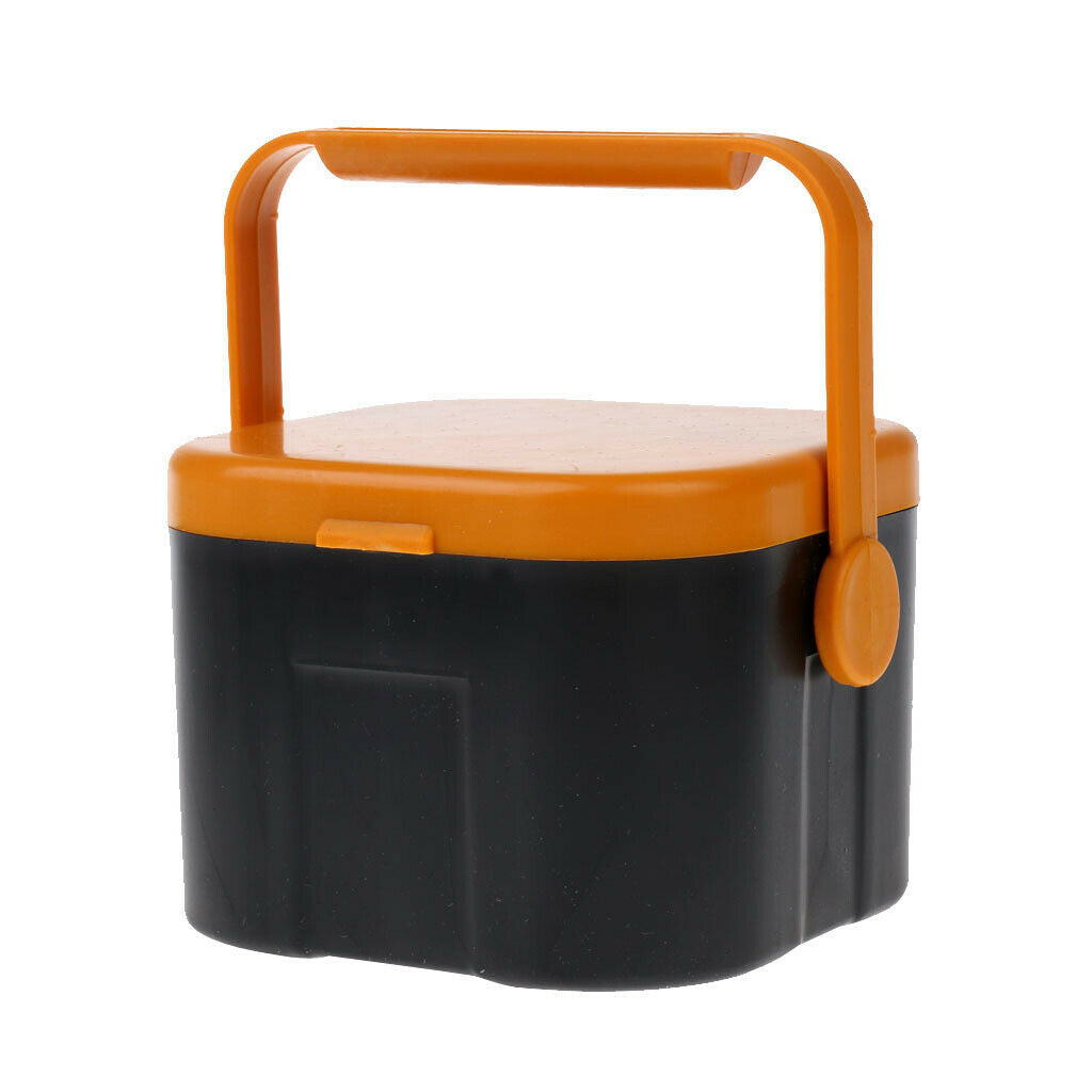 Plastic Fishing Live Lures Bait Box Double Layers Earthworm Worm Tackle Box