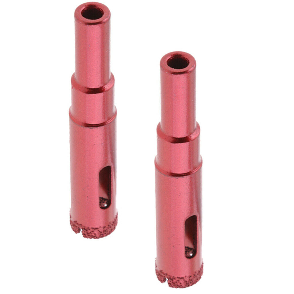 2Pcs Diamond Holesaw Tile Ceramic Glass Marble Glass Drill Bit Cutter - 12mm