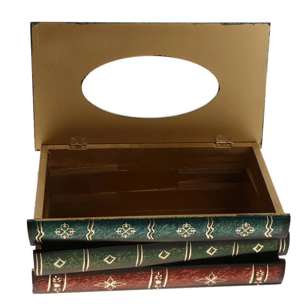 200Pcs Napkins Tissue Box Holder, Toilet Paper Cover Container Cover, Wooden