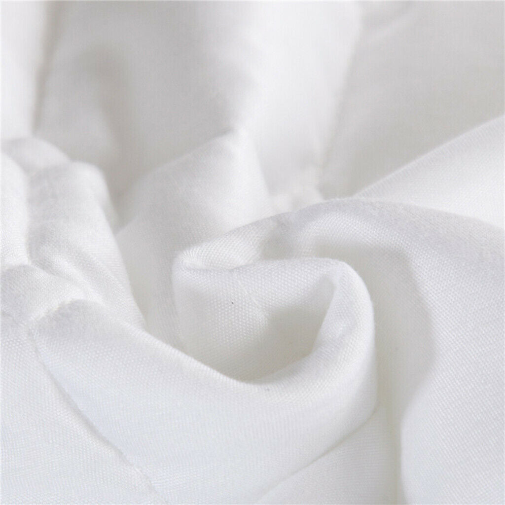 Soft Beauty Massage Bed Sheet With Pillowcase and Stool Cover White