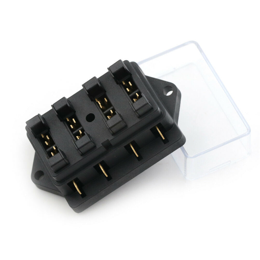 4 Way Car Vehicle Circuit Standard ATC Automotive Blade Fuse Box Block Hol Tt