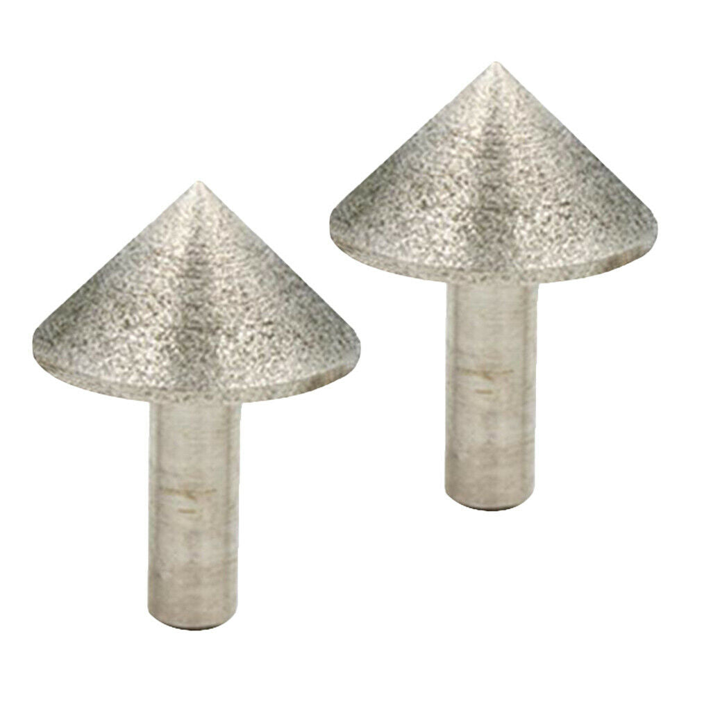 2 Pieces Countersink Deburring Mills 45mm HSS Chamfering Tool Remove Deburring