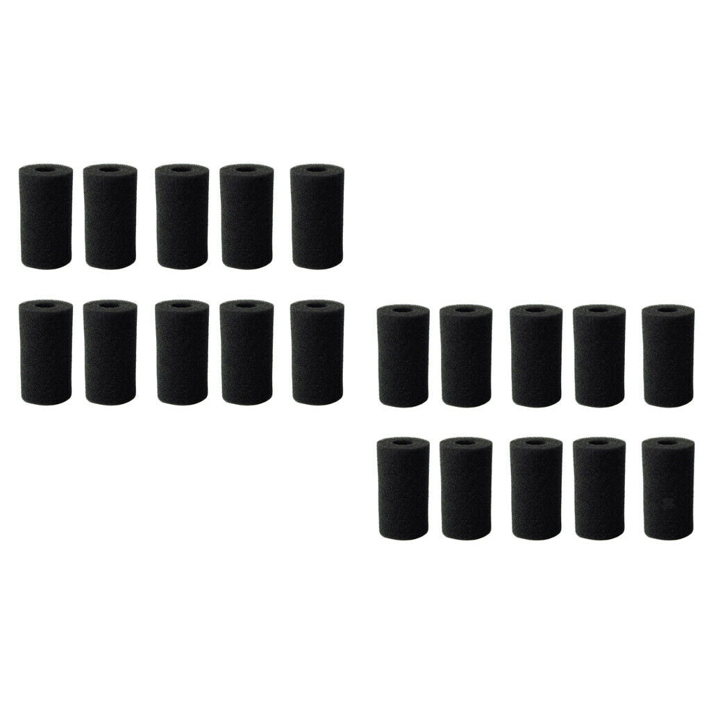 20x Biochemical Aquarium Fish Tank Water Filter Sponge Pond Filtration Black