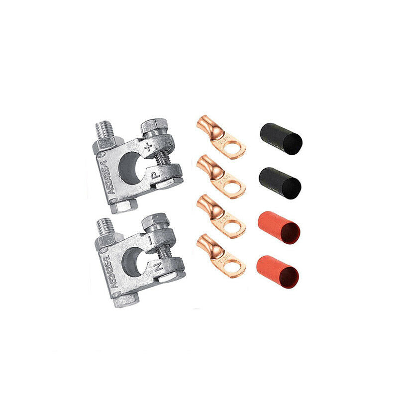Military Battery Terminal Top Post Kit with Cover for Marine Car Boat RV Vehicle