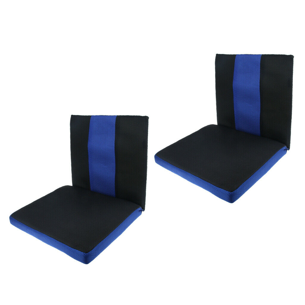 2 Pieces. Black Seat Pad Seat Cushions Cushions Floor Cushions Double Seat