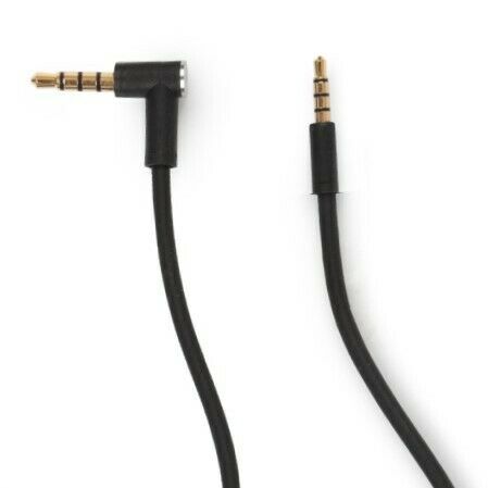 Audio Cable w RemoteTalk for AKG Y45BT Y50 Y40 Y55 Headphones Black Aux Wire