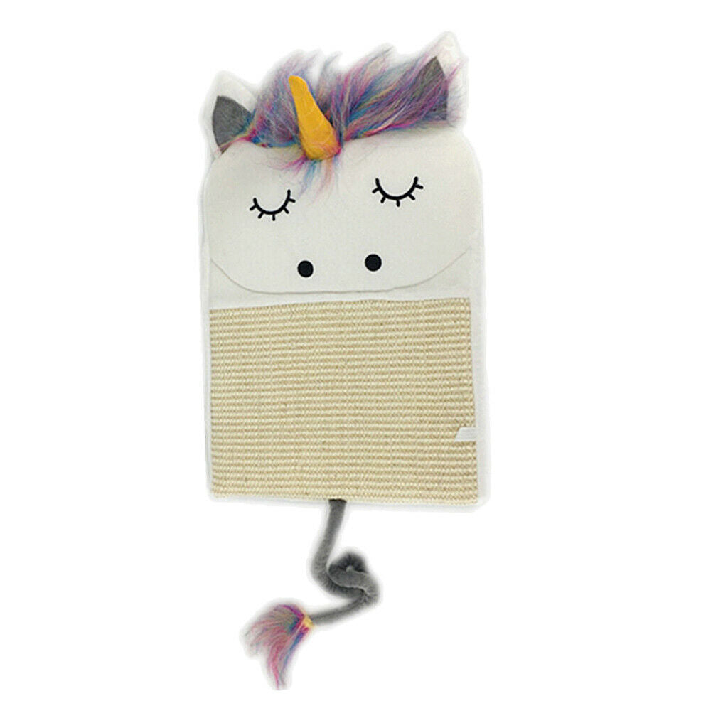 Cartoon Cat Kitten Scratch Mat Sisal Pad Scratcher Board Sofa Cushion  #1